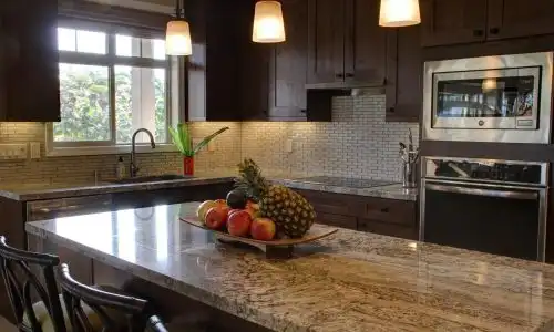 Natural stone flooring